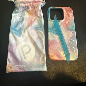 Ioopy case iPhone 14 pro cotton candy swirl